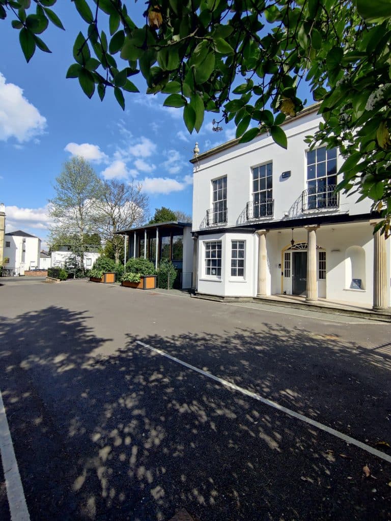 The front of The Workplace, Star Lodge in Montpellier.